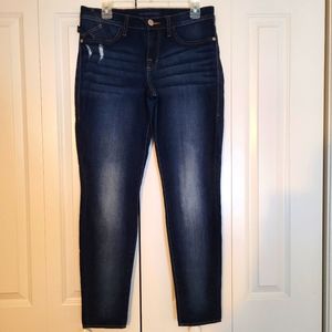 Rock & Republic dark washed skinny jeans size 10.